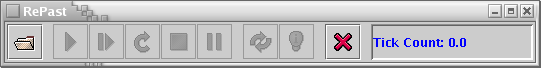 The main RePast GUI